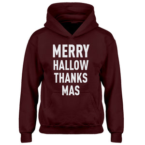 Hoodie Merry Hallow Thanks Mas Kids Hoodie