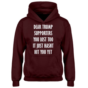 Hoodie Dear Trump Supporters Kids Hoodie