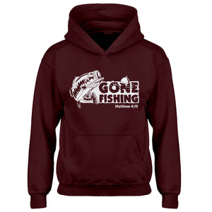 Hoodie Gone Fishin Kids Hoodie