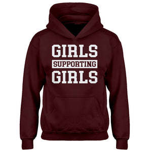 Youth Girls Supporting Girls Kids Hoodie