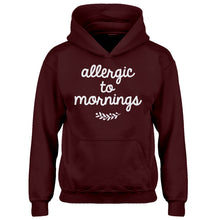 Hoodie Allergic to Mornings Kids Hoodie