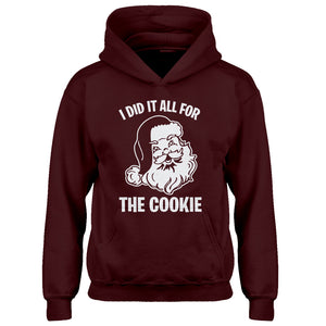 Youth I did it all for the Cookie Kids Hoodie