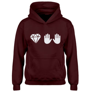 Youth DIAMOND HANDS Kids Hoodie