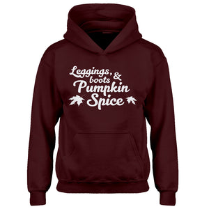 Youth Leggings, Boots, and Pumpkin Spice Kids Hoodie