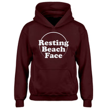 Youth Resting Beach Face Kids Hoodie
