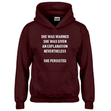 Hoodie She Persisted Venus Fist Kids Hoodie