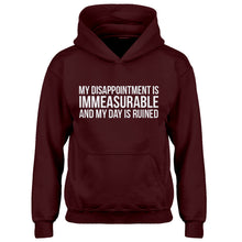 Youth My Disappointment is Immeasurable and my Day is Ruined Kids Hoodie