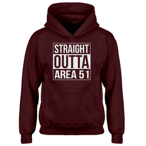 Youth Straight Outta Area 51 Kids Hoodie