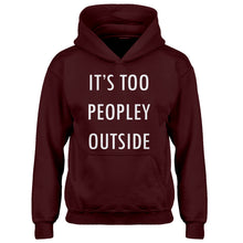 Hoodie Too Peopley Outside Kids Hoodie