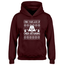 Hoodie I Find Your Lack of Cheer Disturbing Kids Hoodie