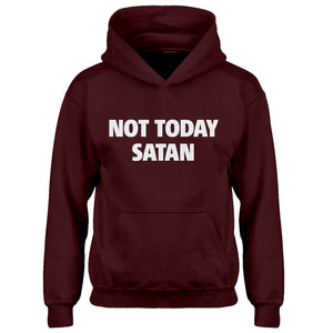 Youth Not Today Satan Kids Hoodie
