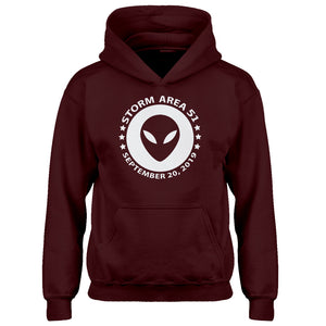Youth Storming Area 51 Kids Hoodie