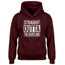 Youth Straight Outta the Heartland Kids Hoodie