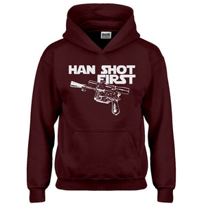 Hoodie Han Shot First Kids Hoodie