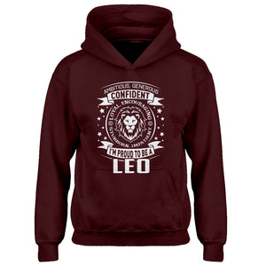Hoodie Leo Astrology Zodiac Sign Kids Hoodie