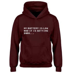 Youth Its Getting Dark Kids Hoodie