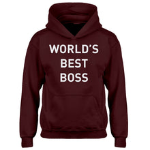 Youth World's Best Boss Kids Hoodie