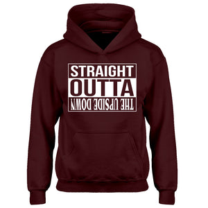 Youth Straight Outta the Upside Down Kids Hoodie