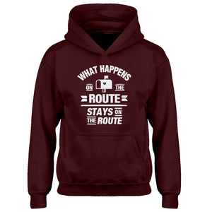 Hoodie What Happens on the Route Stays on the Route Kids Hoodie