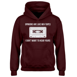 Youth Opinions are like Mixtapes Kids Hoodie