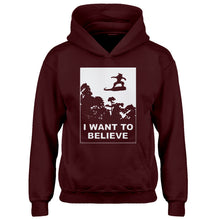 Youth I Want to Believe Nimbus Fighter Kids Hoodie