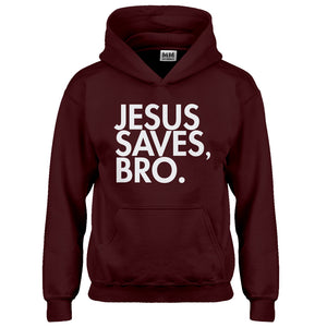 Hoodie Jesus Saves Bro Kids Hoodie