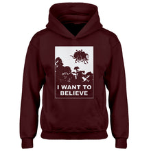 Youth I Want to Believe Flying Spaghetti Monster Kids Hoodie