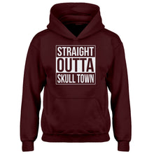 Youth Straight Outta Skull Town Kids Hoodie