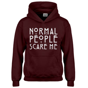 Hoodie Normal People Scare Me Kids Hoodie