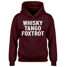 Youth WHISKY TANGO FOXTROT Kids Hoodie