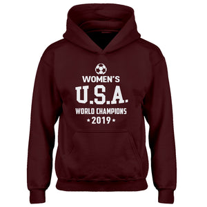 Youth World Soccer Champs 2019 Kids Hoodie