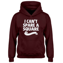 Youth I Can't Spare a Square Kids Hoodie