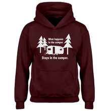 Youth What Happens in the Camper Kids Hoodie