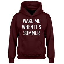 Youth Wake me When its Summer Kids Hoodie