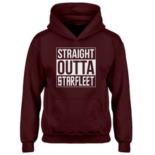 Youth Straight Outta Starfleet Kids Hoodie