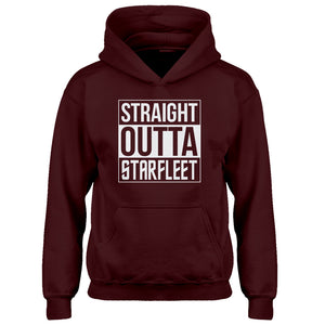 Youth Straight Outta Starfleet Kids Hoodie