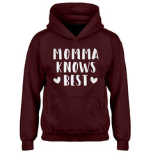 Hoodie Momma Knows Best Kids Hoodie