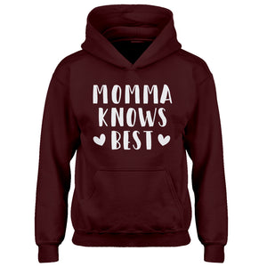 Hoodie Momma Knows Best Kids Hoodie