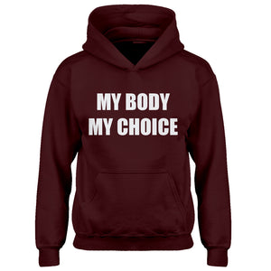 Youth My Body My Choice Kids Hoodie