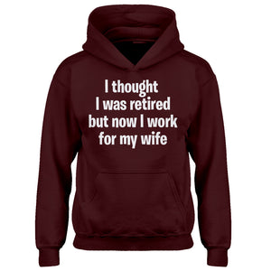 Youth I Thought I was Retired Kids Hoodie