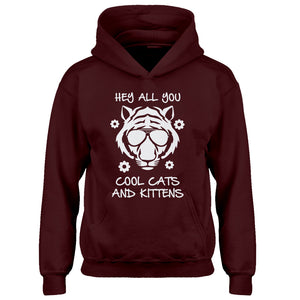 Youth Hey all you Cool Cats and Kittens Kids Hoodie