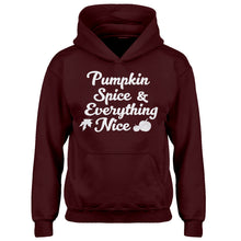 Youth Pumpkin Spice and Everything Nice Kids Hoodie