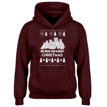 Hoodie We Wish You a Hairy Christmas Kids Hoodie