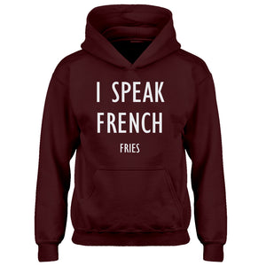 Hoodie I Speak French Fries Kids Hoodie