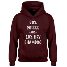 Hoodie 90% Coffee 10% Dry Shampoo Kids Hoodie