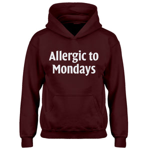 Youth Allergic to Mondays Kids Hoodie