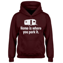 Youth Home is Where you Park it Kids Hoodie