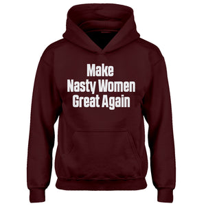 Hoodie Make Nasty Women Great Again Kids Hoodie