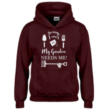 Hoodie I Can't My Garden Needs Me! Kids Hoodie