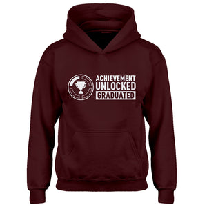 Youth Achievement Unlocked Graduated Kids Hoodie